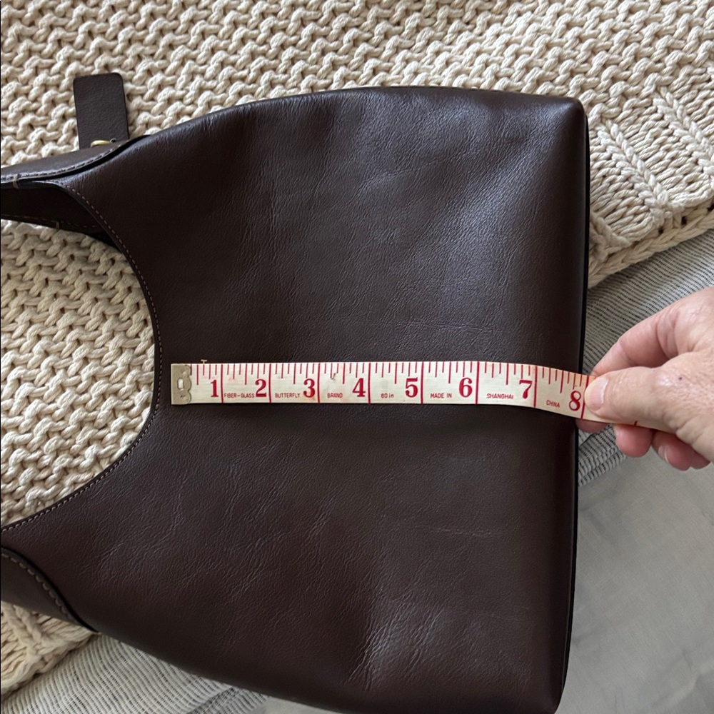Coach Chocolate Brown Leather Brooklyn Shoulder Bag - Picture 6 of 11